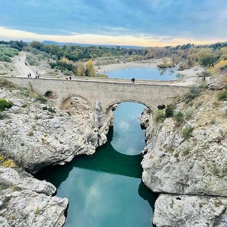 Studio 40 m 2 près St Guilhem le désert et rivière La Boissière Exterior foto